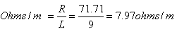 Temperaturwiderstandsfaktor (F)