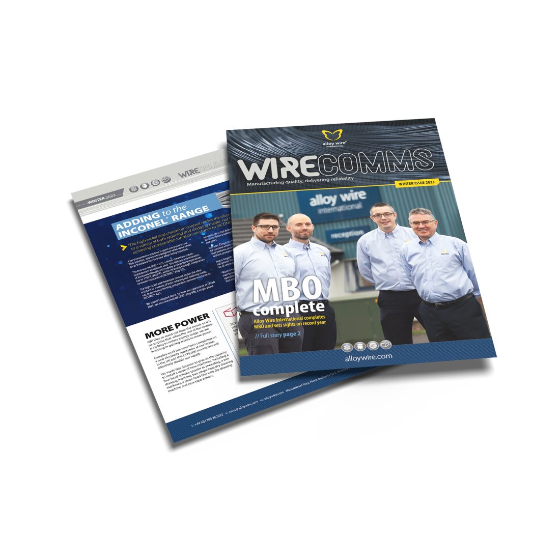 Winter 2023 Newsletter is out now - Alloy Wire International 3