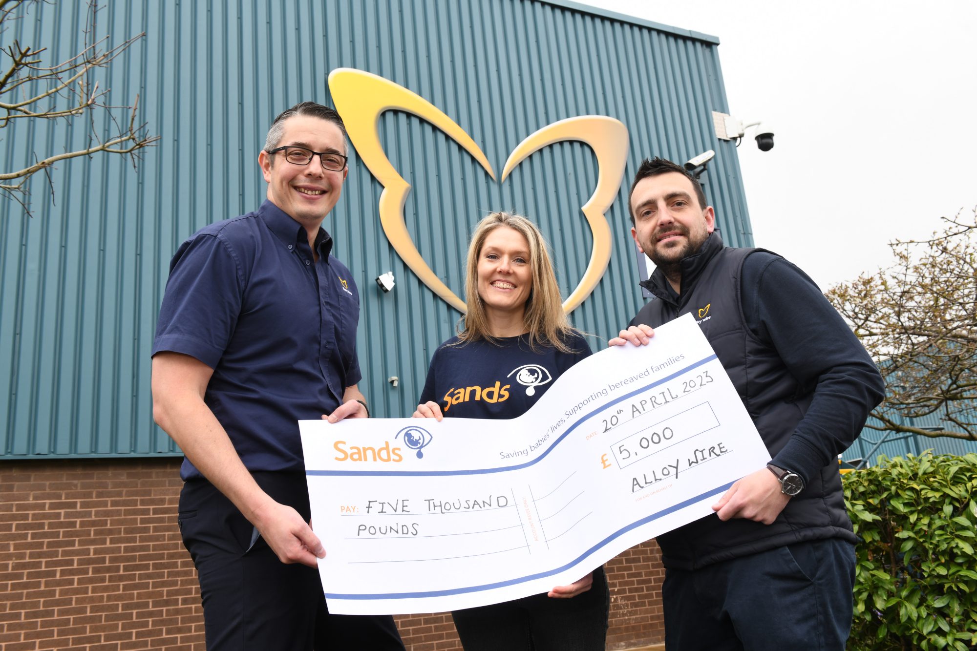 Baby loss charity Sands named as the latest beneficiary of Alloy Wire International’s ‘Wired for Good’ campaign - Alloy Wire International 1